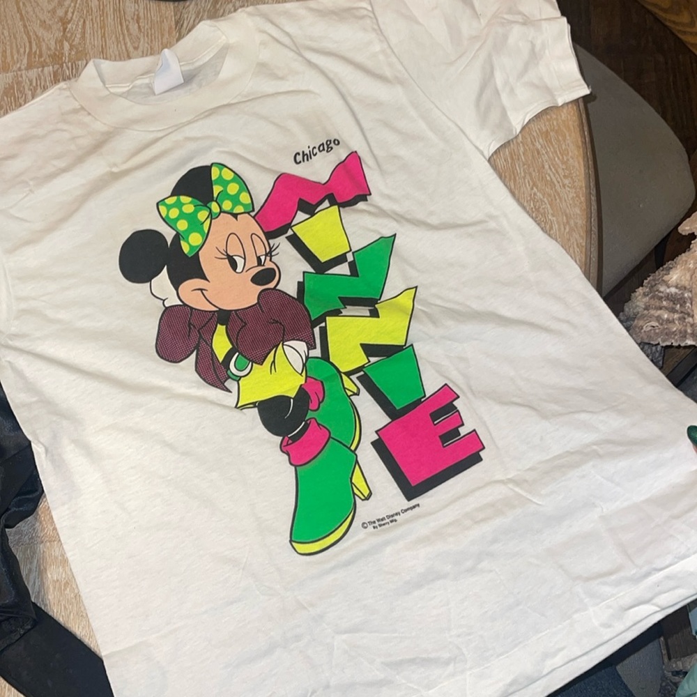 VTG  Minnie Mouse Chicago Medium T-Shirt 90's